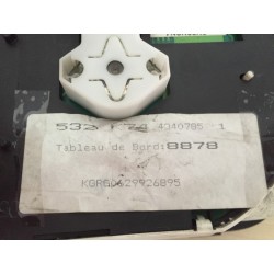 Cadran de l'Instrumentation, de la RENAULT LAGUNA 1.9 TD A une population de kilomètres 8200218878 7N0R08A3