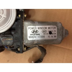 98820-17200 HYUNDAI MATRIX ANLASSER HEBT GLAS KRISTALL HINTEN RECHTS DX RH DENSO