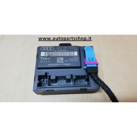 4F0959793E MODULE UNITÉ de commande de PORTE AVANT GAUCHE AUDI A6 TEMIC