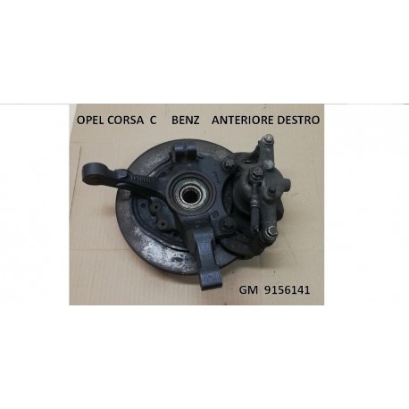 GM 9156141 OPEL CORSA C RADNABE ACHSSCHENKEL SEITENTEIL RECHTS BREMSSATTEL LUCAS