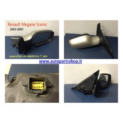 Spiegel RENAULT MEGANE SCENIC Aussenspiegel Elektrisch Rechts 7-PIN