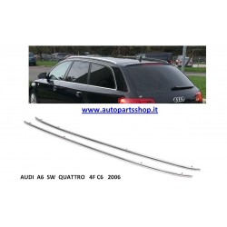 AUDI A6 SW 4F C6 BARRE TETTO ALLUMINIO CROMATE 4F9860021E 4F9860022E