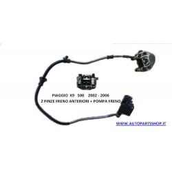 PIAGGIO X9 500 TWIN ÉTRIER de FREIN + POMPE + TUYAU 2002-2006