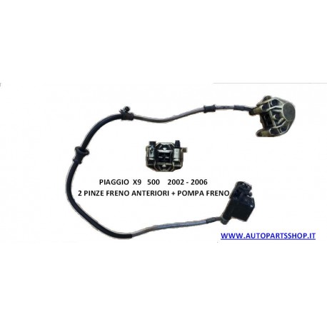 PIAGGIO X9 500 TWIN ÉTRIER de FREIN + POMPE + TUYAU 2002-2006