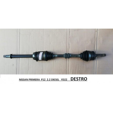 NISSAN PRIMERA 2.2 DIESEL P12 SEMIASSE ANTERIORE DESTRO YD22 ALBERO
