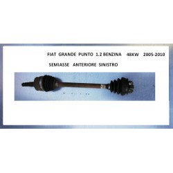 FIAT GRANDE PUNTO 1.2 48KW ARBRE DE L'ESSIEU AVANT GAUCHE