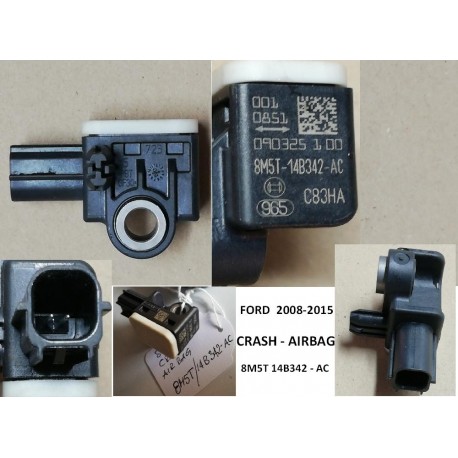 8M5T 14B342-AC CRASH-SENSOR AIRBAG FORD FOCUS C-MAX KUGA MONDEO
