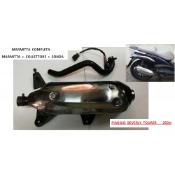 8753925 AUSPUFF KOMPLETT PIAGGIO BEVERLY 250 ie TOURER KRÜMMER SONDE