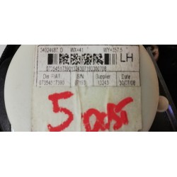 CEINTURE DE SÉCURITÉ FIAT 500 / ABARTH ARRIÈRE GAUCHE 07354517390