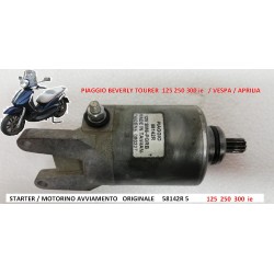 DÉMARREUR DE MOTEUR PIAGGIO BEVERLY VESPA APRILIA 125 250 300 58142R D'ORIGINE
