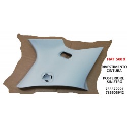 FIAT 500 X VERKLEIDUNG GURT HINTEN LINKS 735572221 735605942