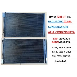 CLIMAT plus froid CONDENSEUR, CLIMATISATION BMW 530 GT F07 N57D30A