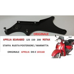 HALTER RAD HINTEN / AUSPUFF APRILIA SCARAB 125 150 200 ROTAX