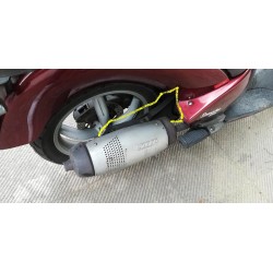 SUPPORT DE LA ROUE ARRIÈRE / D'ÉCHAPPEMENT APRILIA SCARABEO 125 150 200 ROTAX