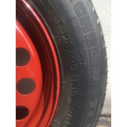 Roue de rechange pour FIAT / LANCIA Michelin 125/90/15 4.00 B x 15H le 5 trous