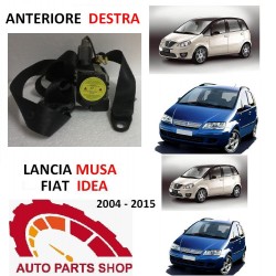 LANCIA MUSA (2004-2015) SICHERHEITSGURT VORNE RECHTS R60681080 GURTSTRAFFER