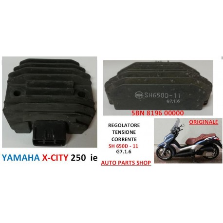 REGOLATORE TENSIONE CORRENTE YAMAHA X-CITY 250 2007-2010 5BN819600000