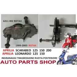 KIT INGRANAGGI TRASMISSIONE APRILIA SCARABEO 125 150 200 LEONARDO ROTAX