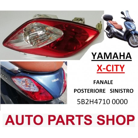 YAMAHA X-CITY FANALE POSTERIORE SINISTRO STOP ORIGINALE 5B2H47100000