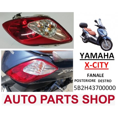 YAMAHA X-CITY FANALE POSTERIORE DESTRO STOP ORIGINALE 5B2H43700000