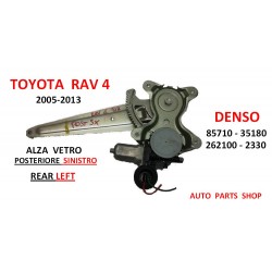 TOYOTA RAV 4 2005-2013 MOTORINO ALZA VETRO POSTERIORE SINISTRO DENSO