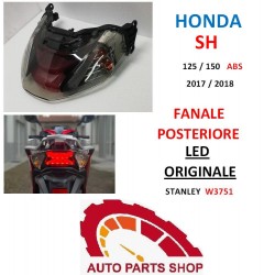 FANALE POSTERIORE HONDA SH 125 150 ABS 2018 LED W3751 2017 ORIGINALE