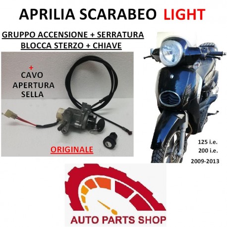 GRUPPO ACCENSIONE APRILIA SCARABEO LIGHT 125 200  2009-2013 ORIGINALE