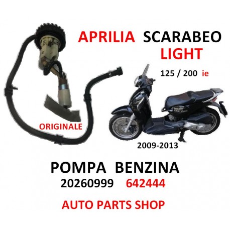 POMPA BENZINA GALLEGGIANTE APRILIA SCARABEO LIGHT 125 200 ie 2012