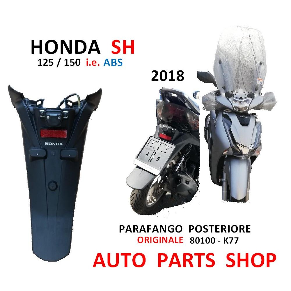 Parafango Posteriore Honda Sh 125 150 Abs 17 19 Originale