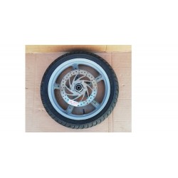 RUOTA ANTERIORE CERCHIO GOMMA APRILIA SCARABEO 125 150 200 16x2.5 100/80/16