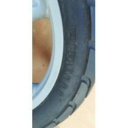 RUOTA POSTERIORE CERCHIO GOMMA APRILIA SCARABEO 125 150 200 16x3.0 130/80/16