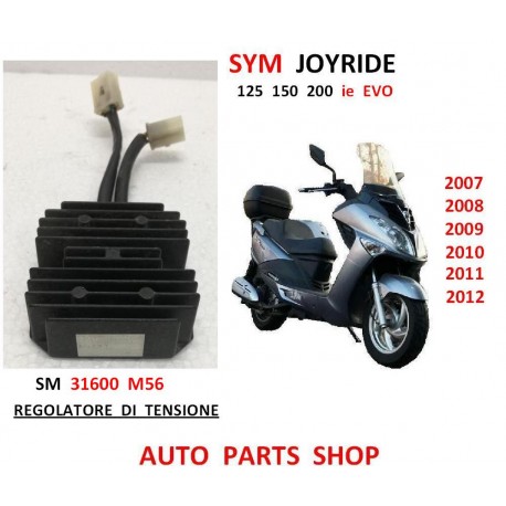 REGOLATORE DI TENSIONE SYM JOYRIDE 125 200 i EVO 31600 M56 2007-2012