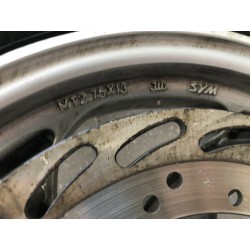 SYM JOYRIDE EVO 200 i.e. RUOTA ANTERIORE CERCHIO 2.75 x 13 GOMMA 110/90/13