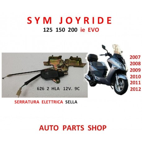 SERRATURA ELETTRICA SELLA SYM JOYRIDE EVO 200 i.e. 125 ie  2007-2012