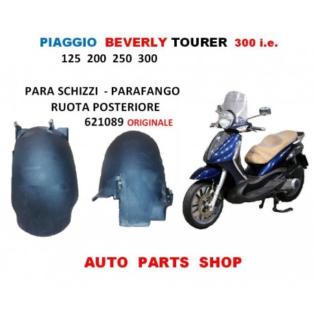 PARAFANGO POSTERIORE PIAGGIO BEVERLY 125 200 250 300 ie PARA SCHIZZI