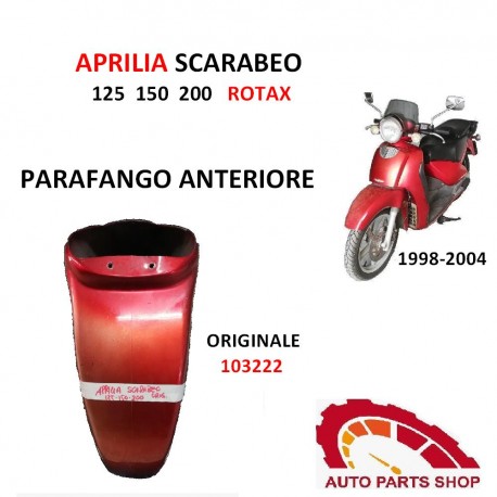 103222 PARAFANGO ANTERIORE APRILIA SCARABEO 125 150 200 ROTAX 1998-2004