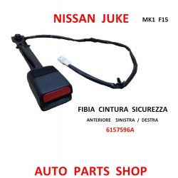 NISSAN JUKE MK1 F15 FIBIA CINTURA SICUREZZA ANTERIORE DESTRA SINISTRA 6157596A