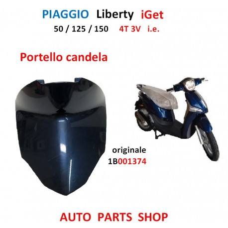 PIAGGIO LIBERTY IGET 50 125 150 coperchio portello candela 1B001374