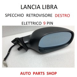 LANCIA LIBRA SPECCHIO RETROVISORE DESTRO ELETTRICO 9 PIN LYBRA