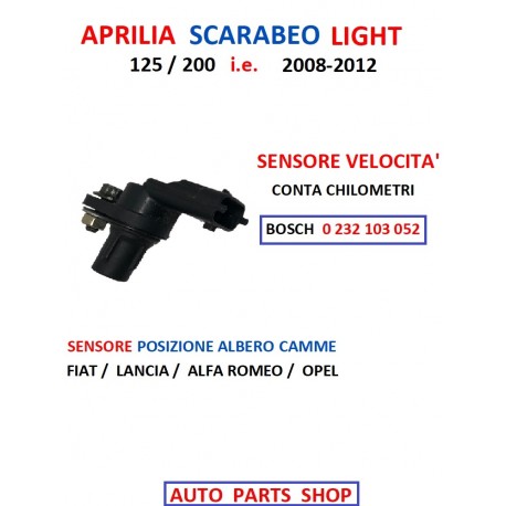 APRILIA SCARABEO LIGHT SENSORE VELOCITA' TACHIMETRO 0232103052