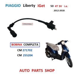 BOBINA ACCENSIONE PIAGGIO LIBERTY 50 4T IGET 2018 i-GET (2012-2018)