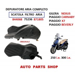 SCATOLA FILTRO ARIA DEPURATORE PIAGGIO BEVERLY 250 - 300 CARNABY-NEXUS