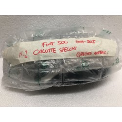 COPPIA CALOTTE SPECCHIETTI FIAT 500 COLORE GRIGIO 735 (2007-2015)