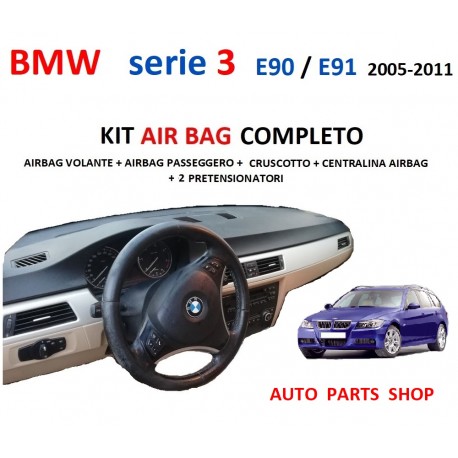 BMW serie 3 E90-E91 KIT AIRBAG CRUSCOTO CENTRALINA PRETENSIONATORI