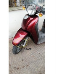 PARAFANGO ANTERIORE APRILIA SCARABEO ROTAX 1999-2005 ROSSO BORDEAU