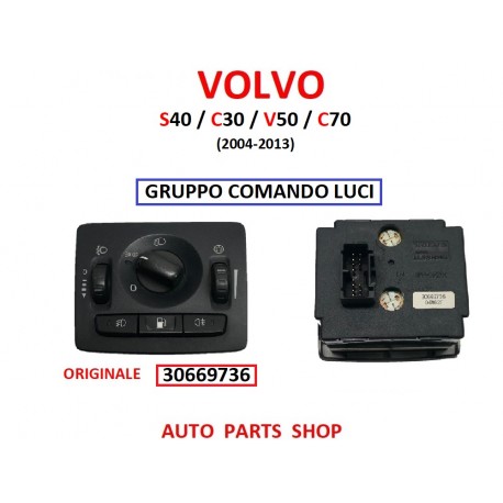 VOLVO CENTRALINA COMANDO LUCI PULSANTIERA S40/C30/V50/C70