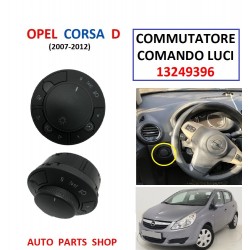 13249396 OPEL CORSA D COMMUTATORE LUCI REGOLAZIONE (2007-2012)
