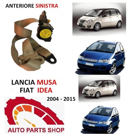 LANCIA MUSA / FIAT IDEA (2004-2015) CINTURA di Sicurezza Anteriore Sinistra BEIGE