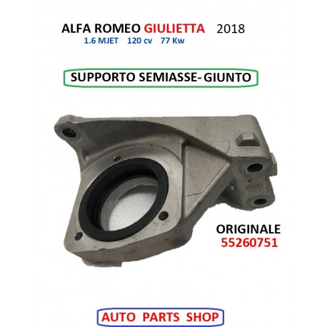 55260751 ALFA ROMEO GIULIETTA SUPPORTO SEMIASSE 1.6 MJET 2018