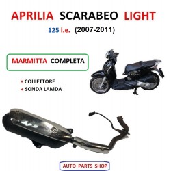 MARMITTA COLLETTORE SONDA APRILIA SCARABEO LIGHT 125 2007-2011